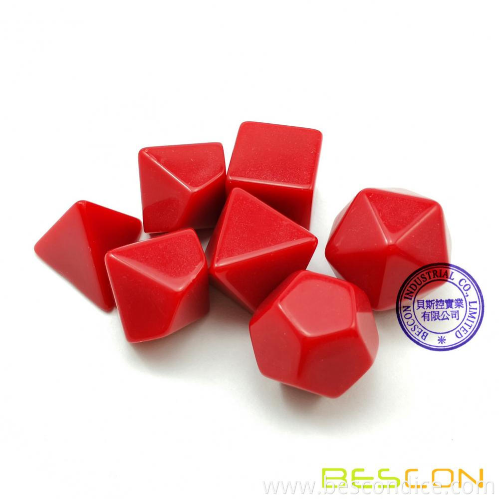 Blank Polyhedron Dice Set Of 7 2 Blank Polyhedron Dice Set Of 7 2